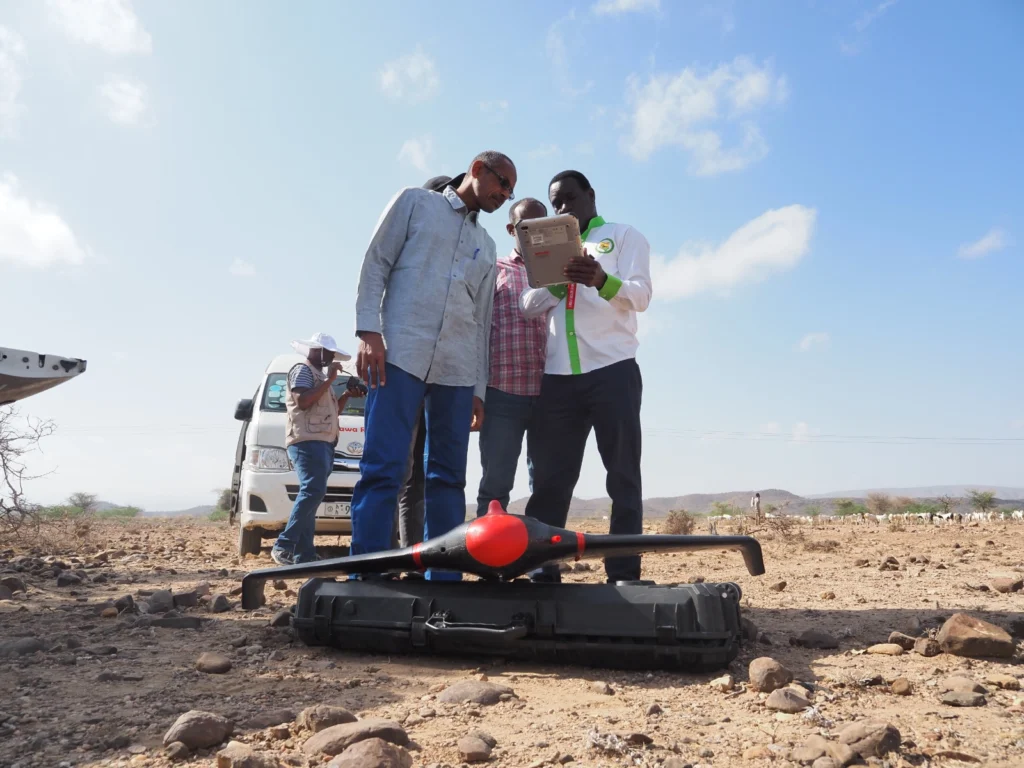 Formación práctica con sistemas UAS en campo para el proyecto FAO LOCUST en Etiopía